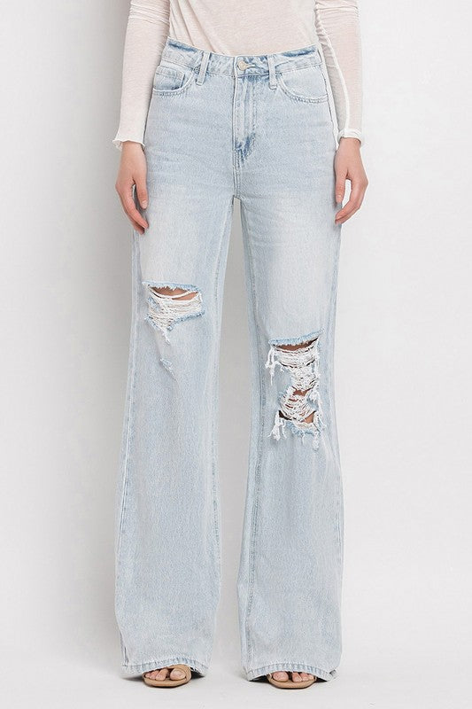 90s Vintage High Rise Flare Jeans