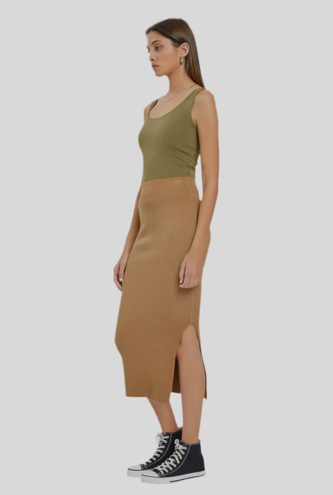 Caramel Knit Skirt